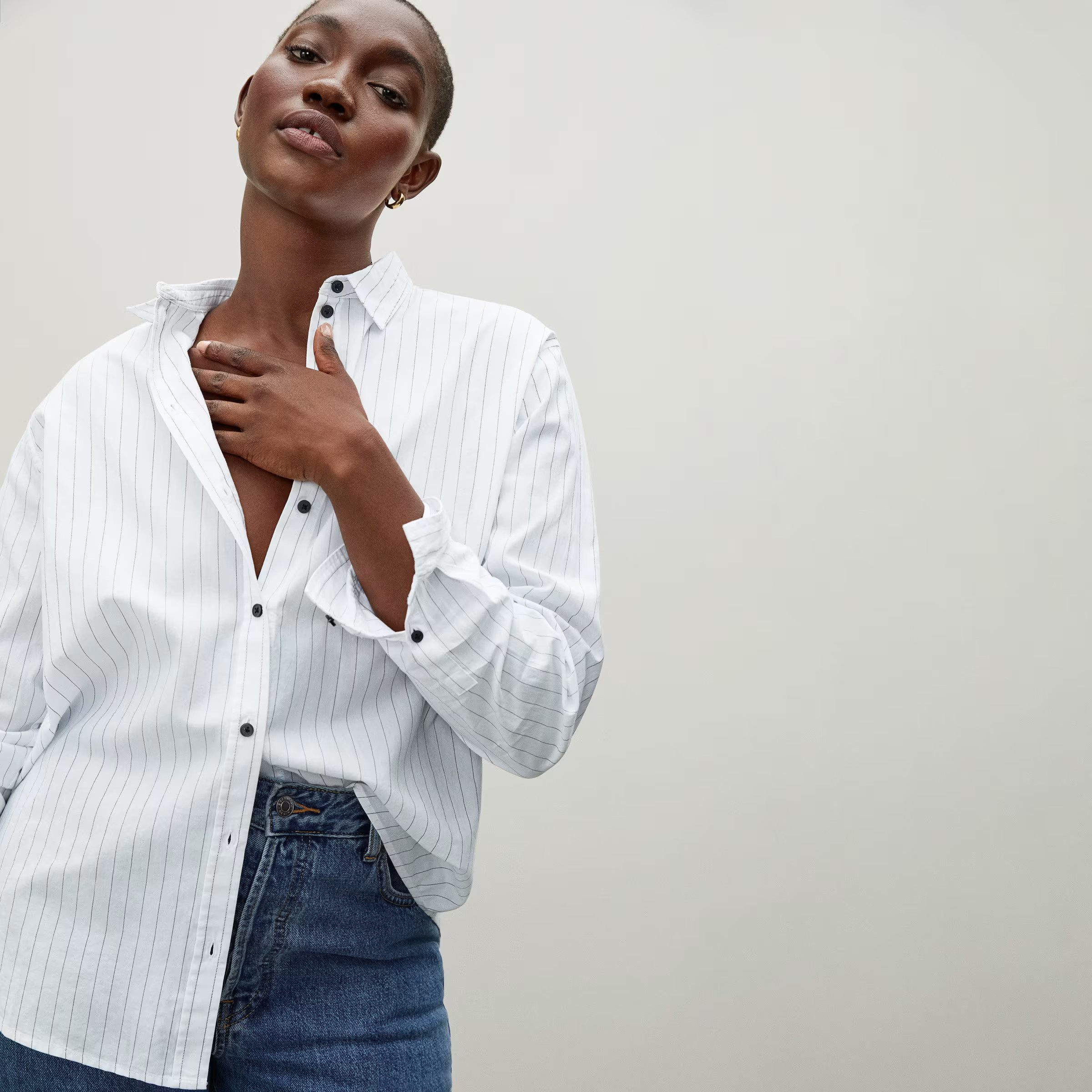 The Silky Cotton Relaxed Shirt | Everlane