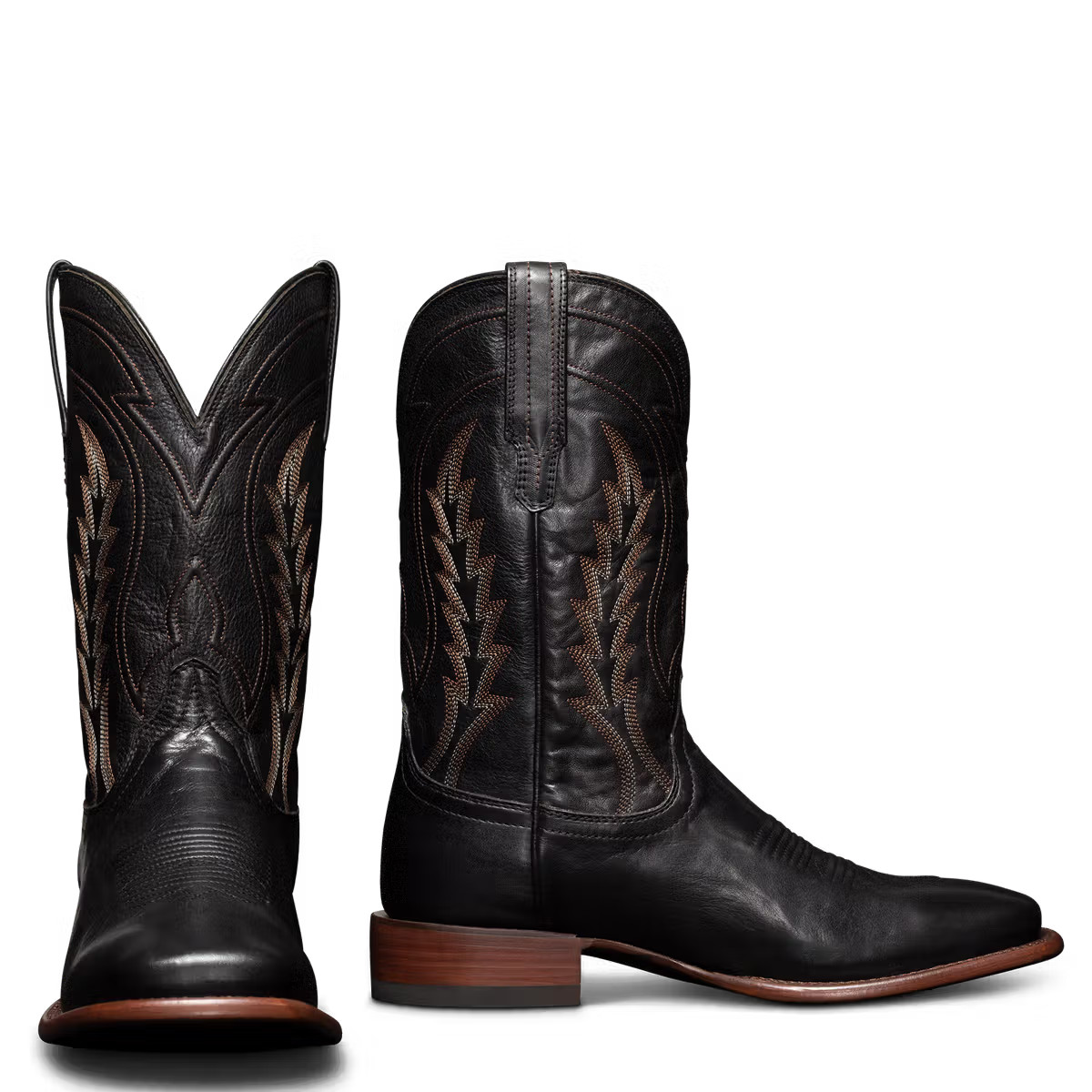 The Doc in Midnight Cowhide - Men's Cowboy Boot | Tecovas | Tecovas