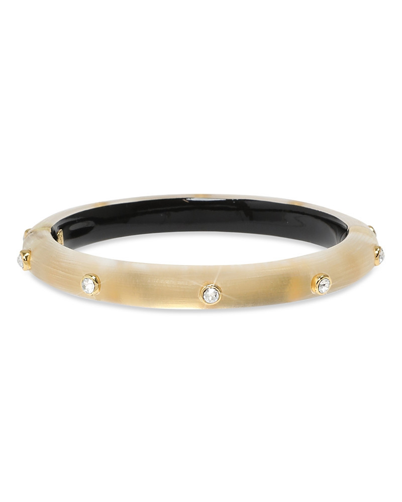 Alexis Bittar Crystal Stud Lucite Bangle Bracelet | Bloomingdale's (US)