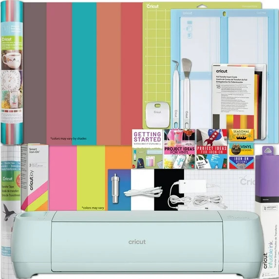 Cricut Explore 3 Craft Die-Cutting Machine Bundle, Ultimate Material Sampler Set | Walmart (US)