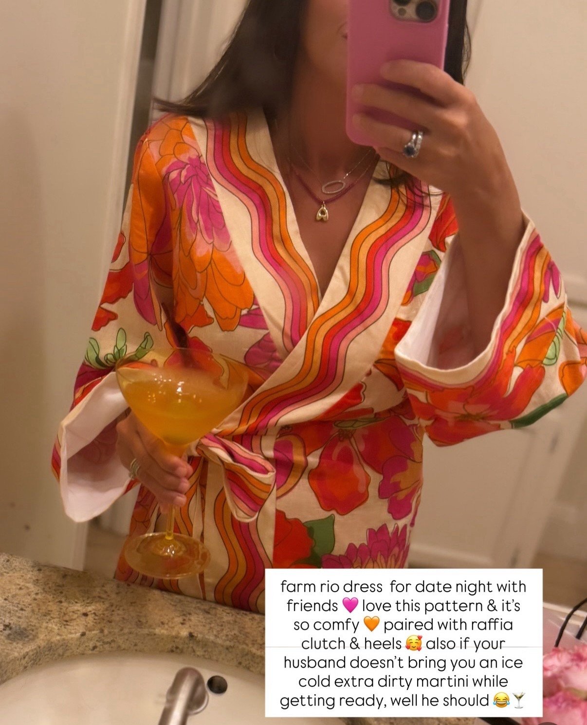 wearing an XS in this farm rio dress 🩷🧡

#LTKSeasonal #LTKBeauty #LTKStyleTip