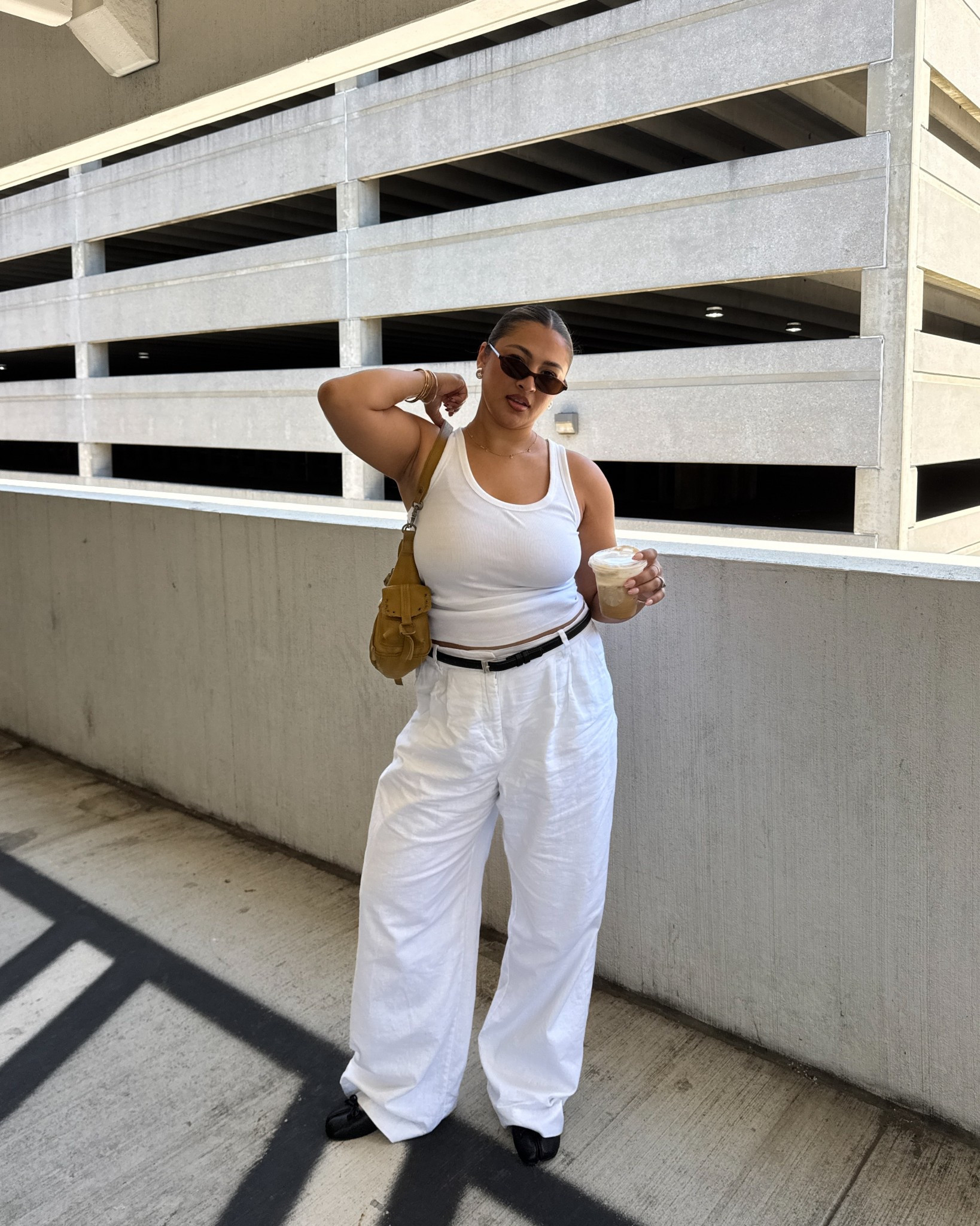 classic ♡

tailored pants, linen trousers, all white outfit, memorial day outfit, tabi shoes, casual outfit, cool girl style
