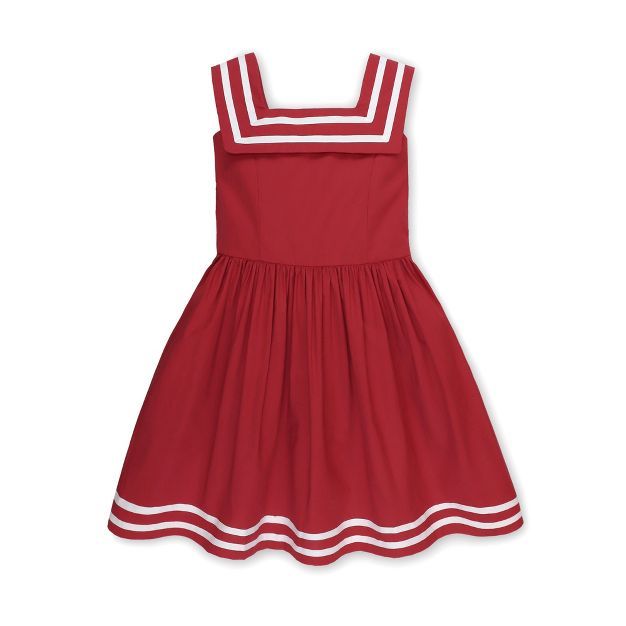 Hope & Henry Girls' Square Sailor Collar Dress, Toddler | Target