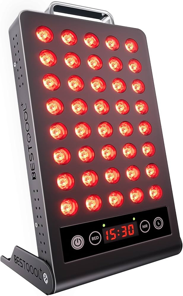Bestqool Red Light Therapy, Dual Chip 660nm 850nm Clinical Grade Red Light Therapy for Face, Port... | Amazon (US)