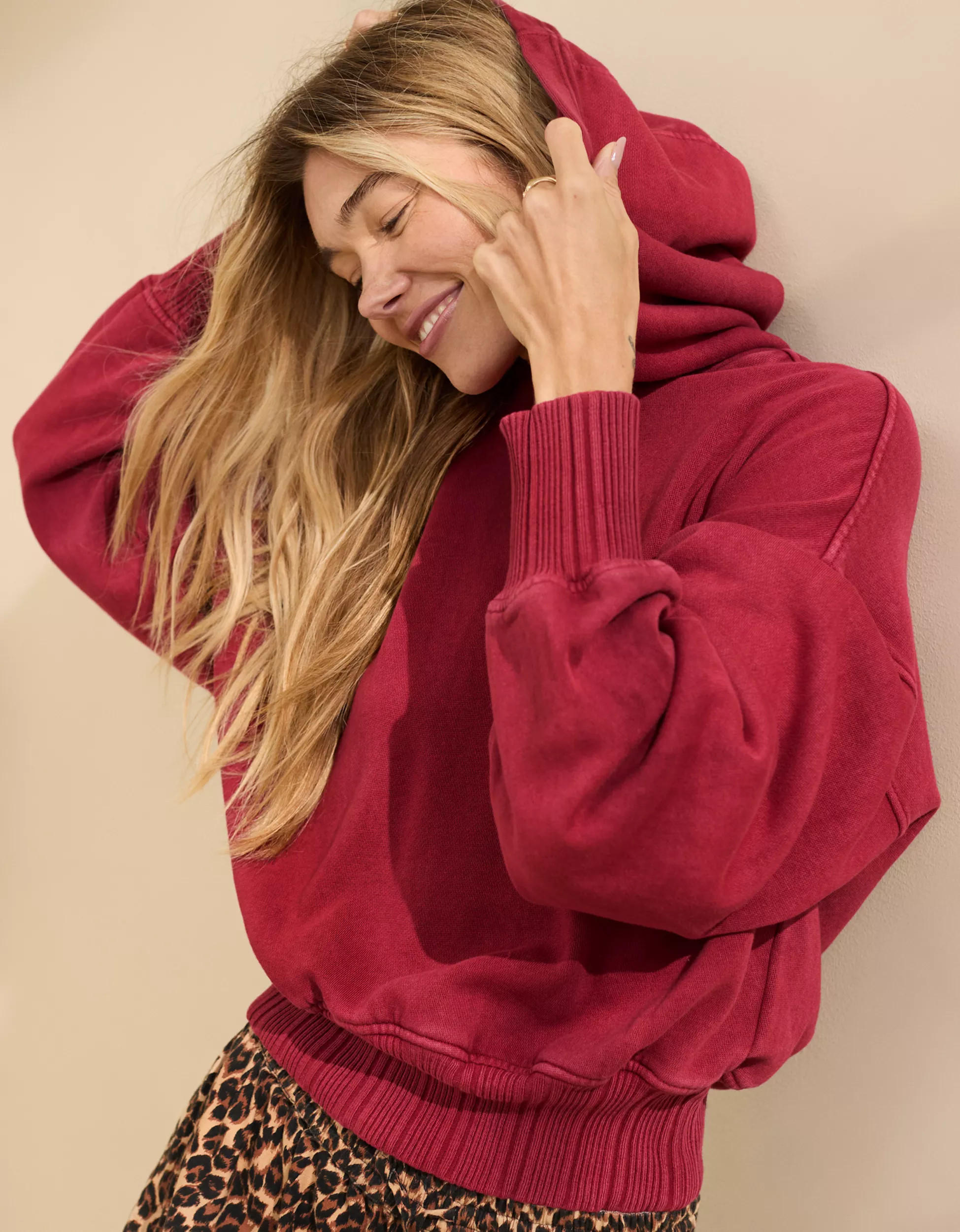 Aerie Cropped Hoodie | American Eagle Outfitters (US & CA)