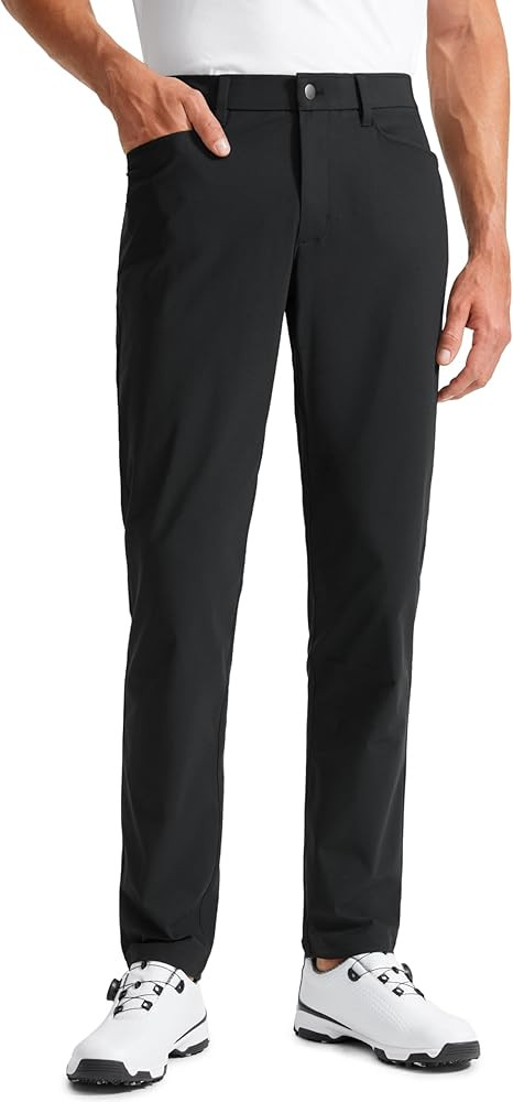 CRZ YOGA All Day Comfy 5-Pocket Golf Pants for Men - 28"/30"/32"/34" Quick Dry Lightweight Casual... | Amazon (US)