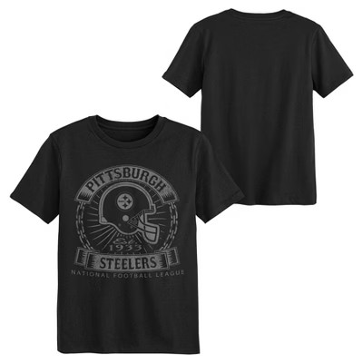 NFL Pittsburgh Steelers Youth Black Short Sleeve T-Shirt - XL | Target