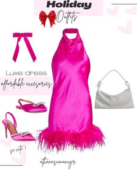 Pink feather dress holiday outfits


#LTKHoliday #LTKstyletip #LTKSeasonal