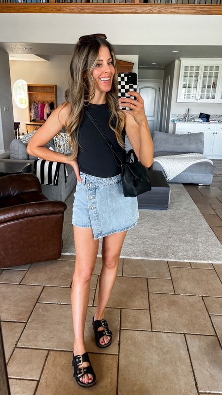 Comment NEED to shop! This denim skort is a major fave and go to for me in the summer! I’m in a small in both the skirt and tank.
.
.
Amazon outfit amazon style denim skort outfit skort style denim skirt outfit millennial style mom style mom fashion 
.
.
.

#summerfashion #casualsummerootd #casualsummeroutfit  #vacationoutfit #vacationstyle
#amazonfashion #founditonamazon #amazonoutfit #amazonhaul #amazonfaves #amazonfinds 

Follow my shop @happilynataliexo on the @shop.LTK app to shop this post and get my exclusive app-only content!

#liketkit #LTKfindsunder50 #LTKstyletip #LTKsalealert
@shop.ltk
https://liketk.it/4IBew