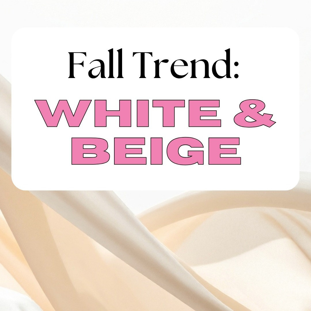 I love the color combination of white and beige. I think it looks so chic. 

This can be achived from layering pieces, the patterns or a colorblock sweater.  

 #LTKSeasonal #LTKOver40 #LTKMidsize