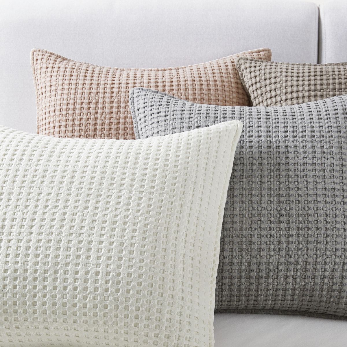 Mills Waffle Square Decorative Pillow - Levtex Home | Target
