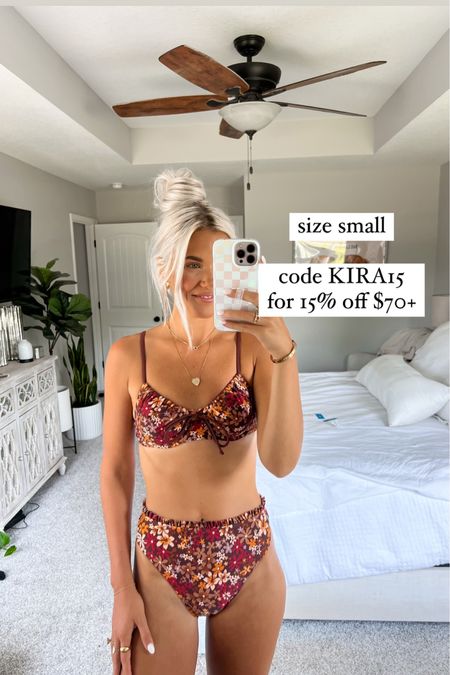 size small in the bikini! 
code KIRA15 for 15% off $70+


#LTKunder50 #LTKswim #LTKstyletip