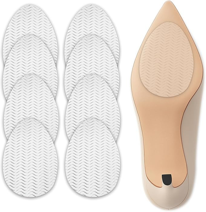 Clear Non Slip Shoe Pads for Heels – Anti-Slip Grip Inserts for Pumps, Stilettos & Dress Shoes,... | Amazon (US)