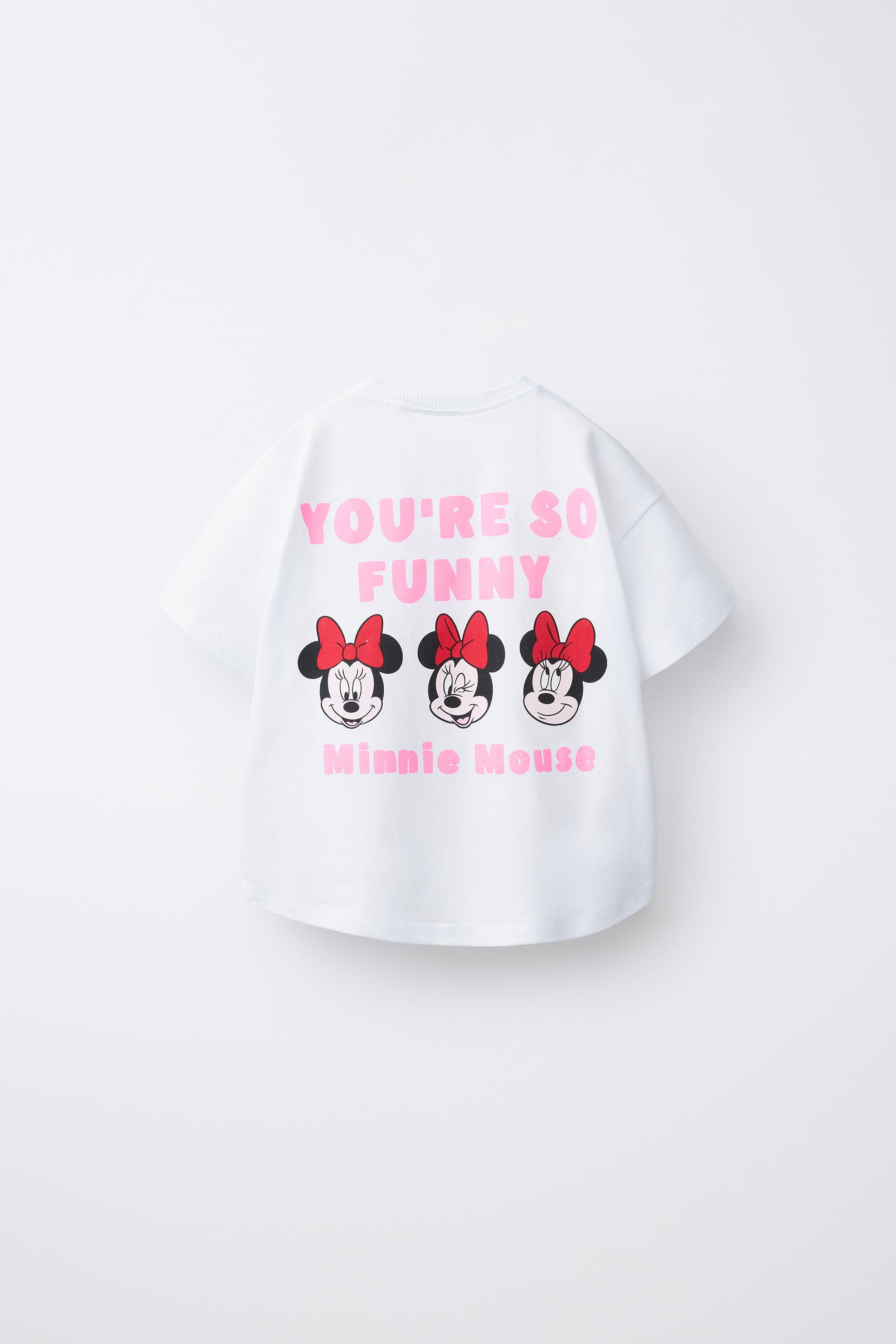 MINNIE MOUSE \u00a9 DISNEY CROCHET BOW T-SHIRT | Zara US