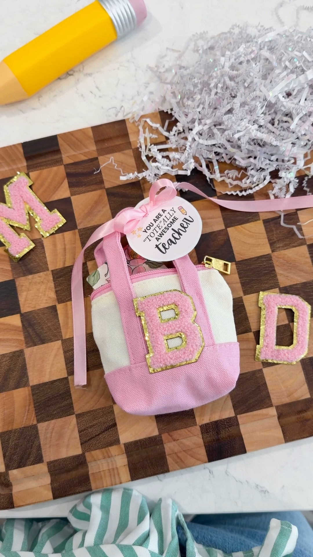 Just might be my favorite Teacher gift idea yet 😍✏️✨ This mini canvas tote is so adorable!

COMMENT “shop” for the links.💕

Bonus: It comes with the filler paper and ribbon already! Just add a gift card or other stuffer items like lip gloss or candy. Then this adorable “tote-ally awesome teacher” tag 🤍

Because let’s be honest… our teachers deserve the world, but we also need quick + cute ideas that we can pull together in minutes 🙌🏻

✏️💕Tag a mom friend or SAVE for an end of the year teacher gift idea!

#teacherappreciation #teachergiftideas #teacherappreciationweek #teachergifts #craftymom 

#LTKmomlife #LTKKids