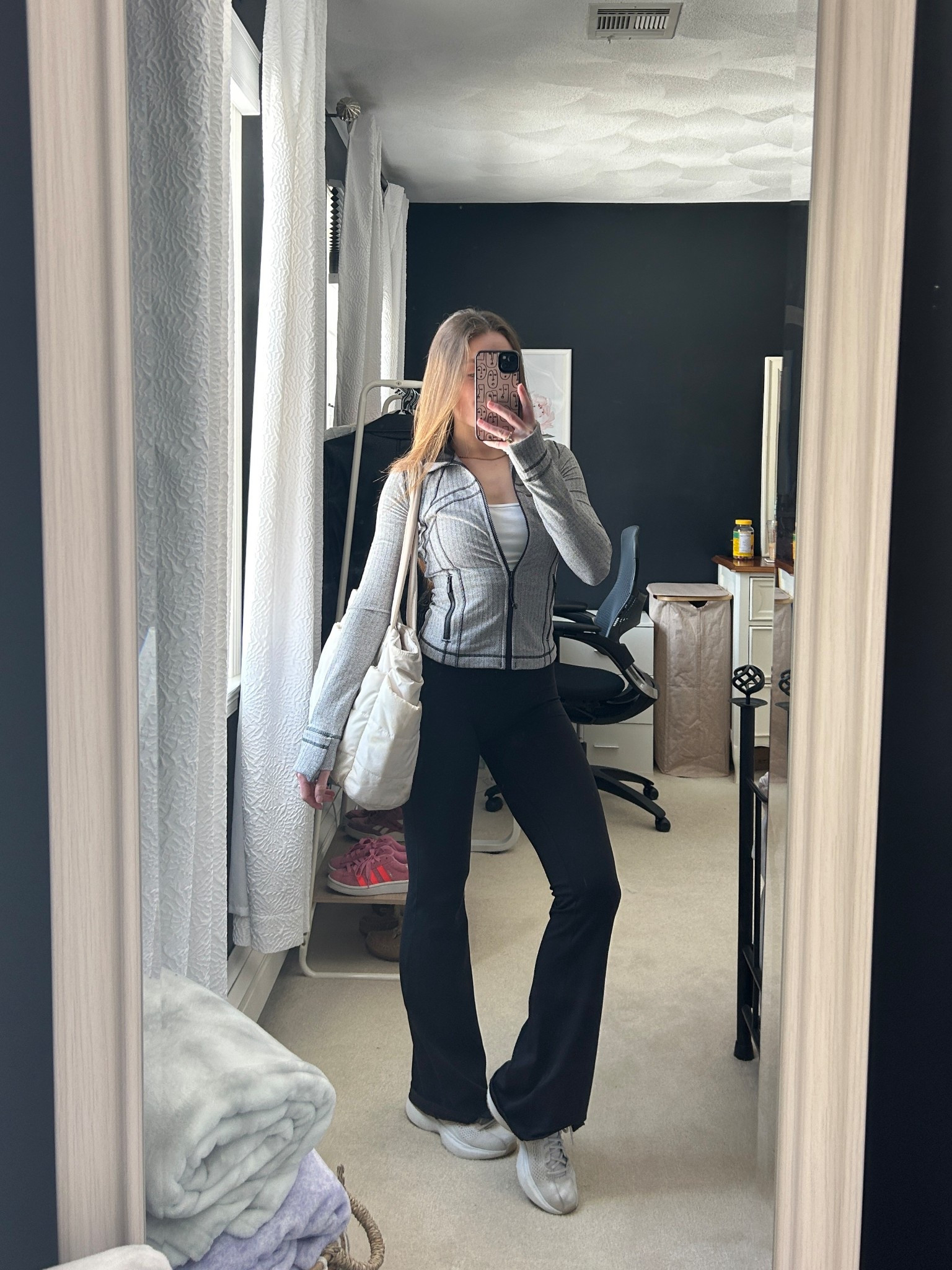 Workout outfit, workout outfit inspo, workout outfit inspiration, lifting sneakers, lifting shoes, lululemon sneakers, Gym outfit, gym ootd, gym outfit inspiration, gym outfit inspo, Amazon bag, Amazon tote bag, tote bag, gym bag, lululemon define cropped jacket, full zip workout jacket

#LTKdayinmylife #LTKActive #LTKfitnessgoals