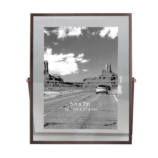 Better Homes & Gardens Antique Copper Floating Photo Frame with Metal Easel | Walmart (US)