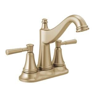 Delta Mylan 4 in. Centerset 2-Handle Bathroom Faucet in Champagne Bronze-25777LF-CZ - The Home De... | The Home Depot