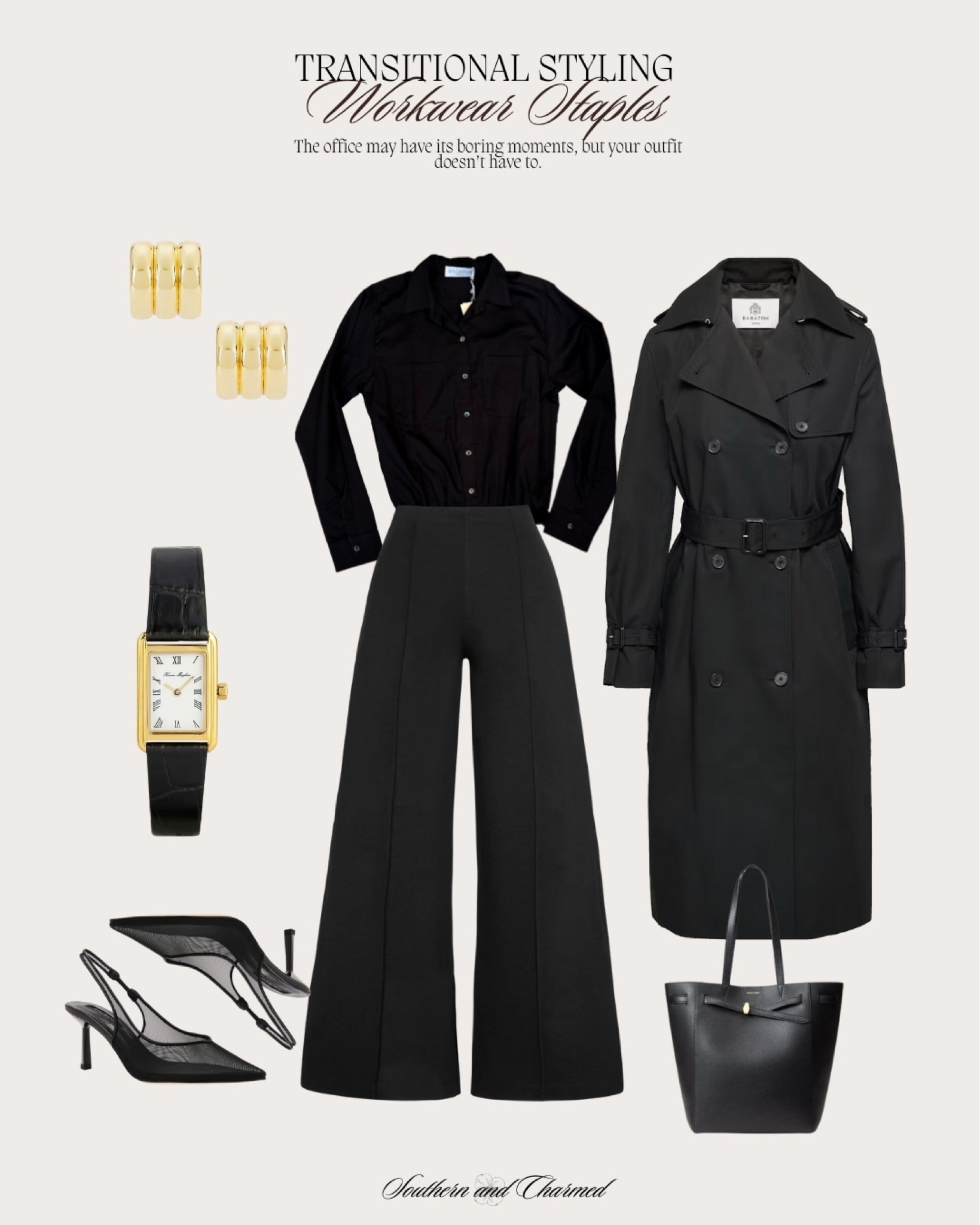 Workwear for the transitions season. All black work look 

#LTKSeasonal #LTKWorkwear #LTKStyleTip