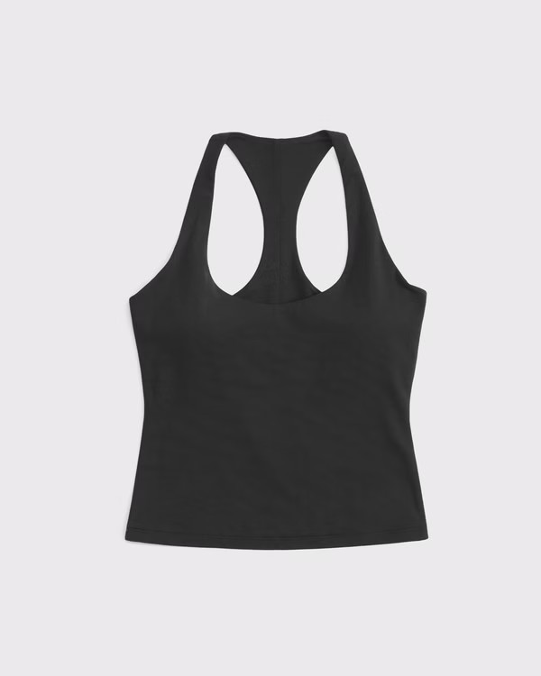 Bra-Free Racerback Scoopneck Tank | Abercrombie & Fitch (US)