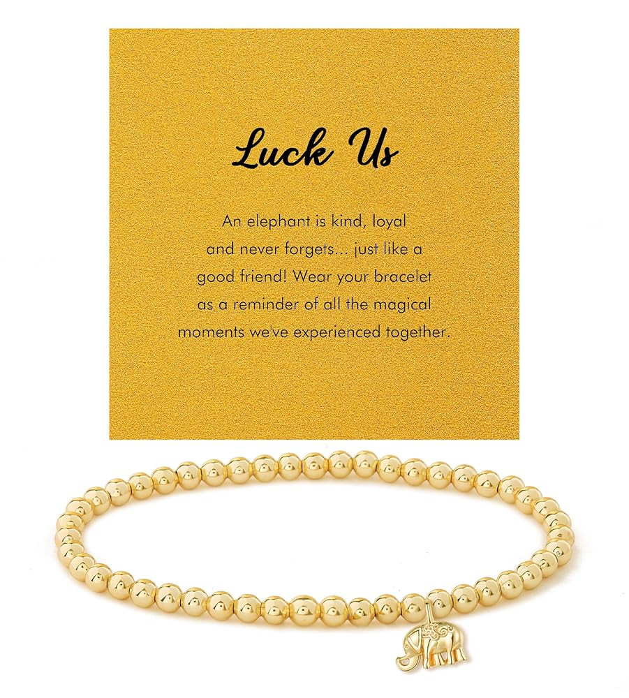 RZKING Gold Bracelets for Women, Evil Eye Butterfly Dragonfly Elephant Charm Bracelets for Women,... | Amazon (US)