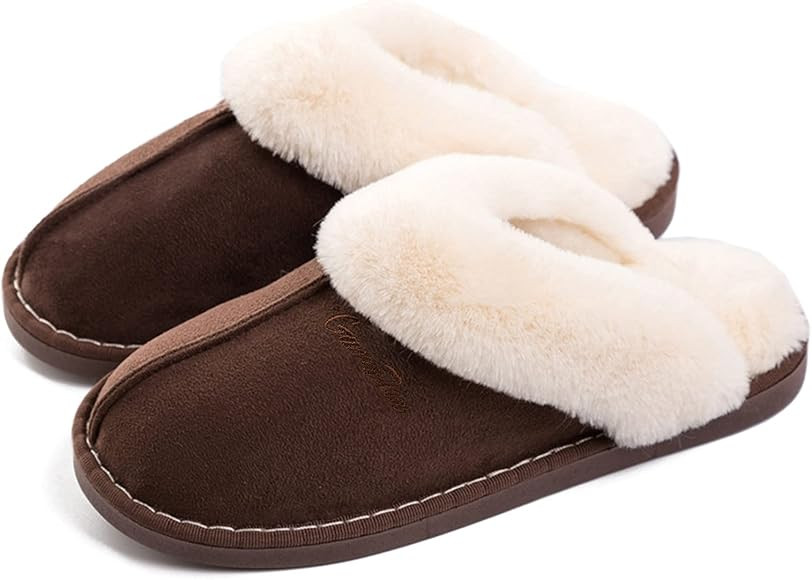 GaraTia House Slippers for Woman Men Fuzzy Faux Fur Memory Foam Cozy Ladies Slippers Fluffy ... | Amazon (CA)