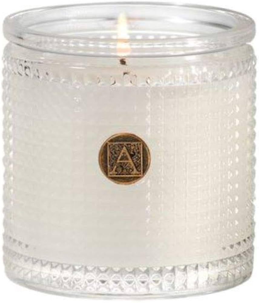 Aromatique The Smell of Spring Textured Glass 6 oz Scented Jar Candle with Metal Medallion for Ho... | Amazon (US)