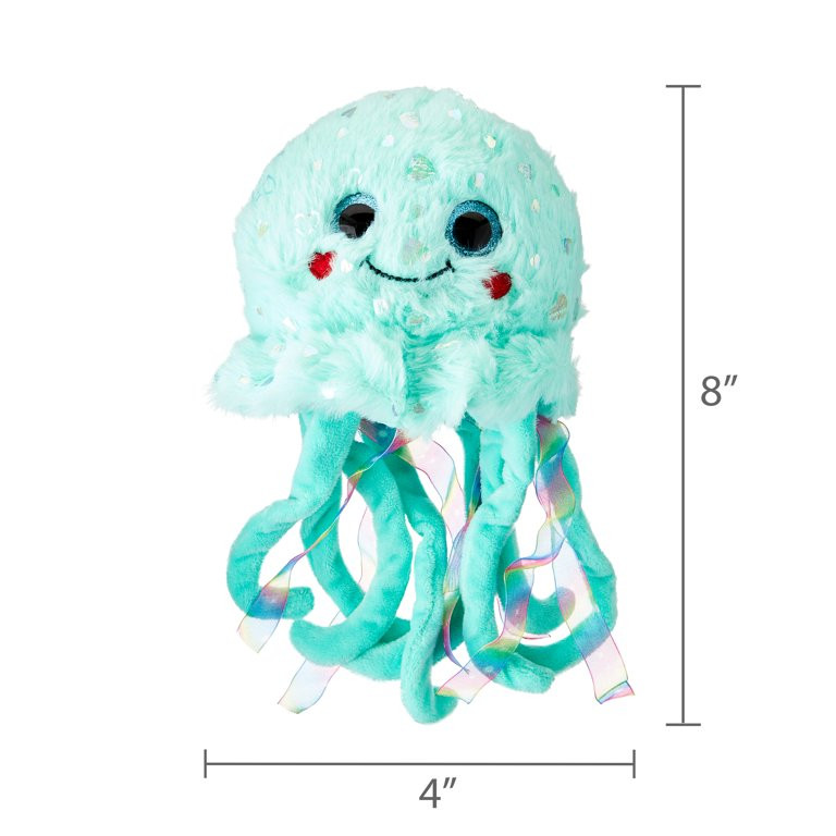 Valentine's Day Blue Jelly Fish Plush, by Way To Celebrate | Walmart (US)