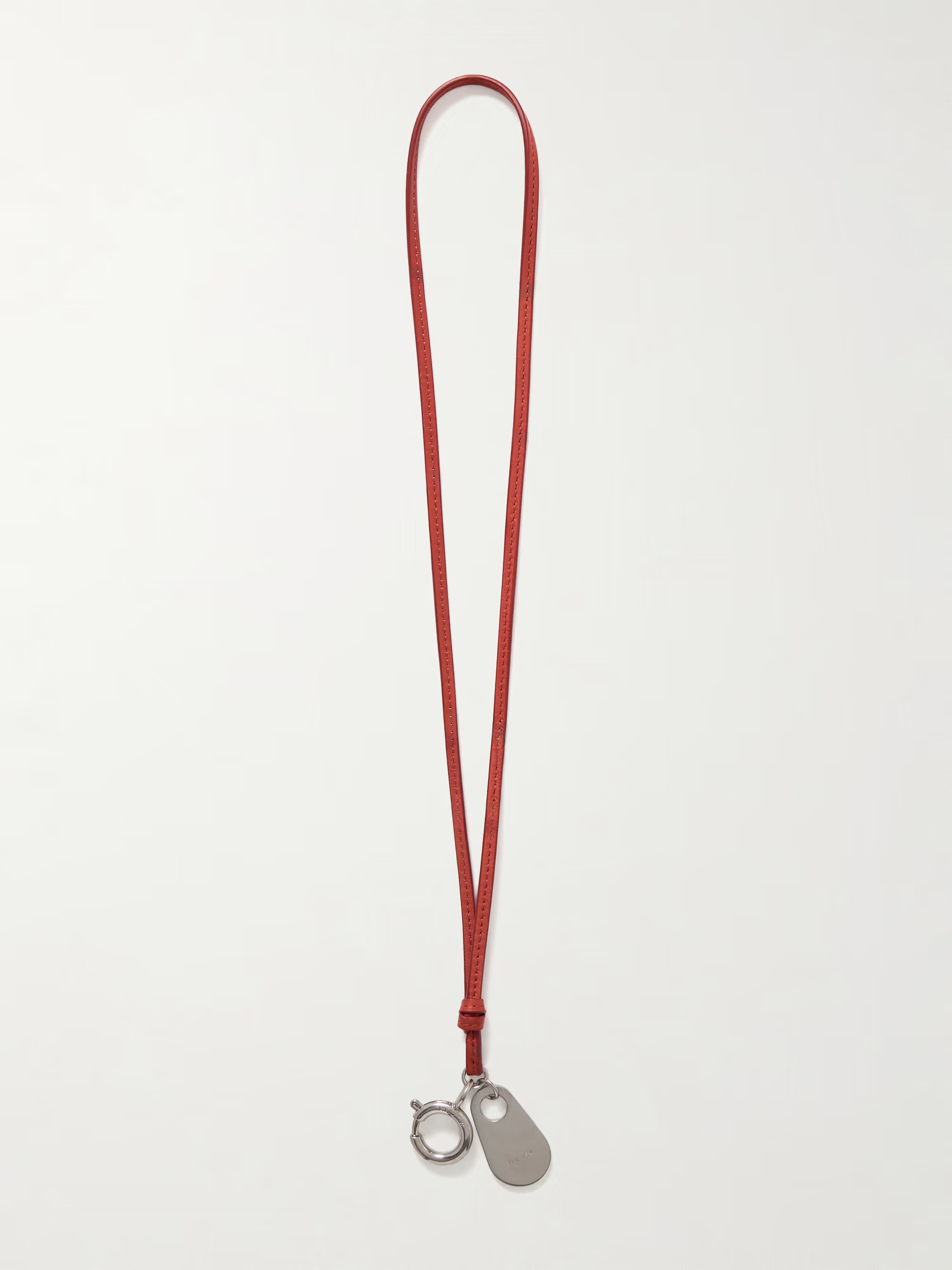 Leather and silver-tone bag charm | NET-A-PORTER (UK & EU)