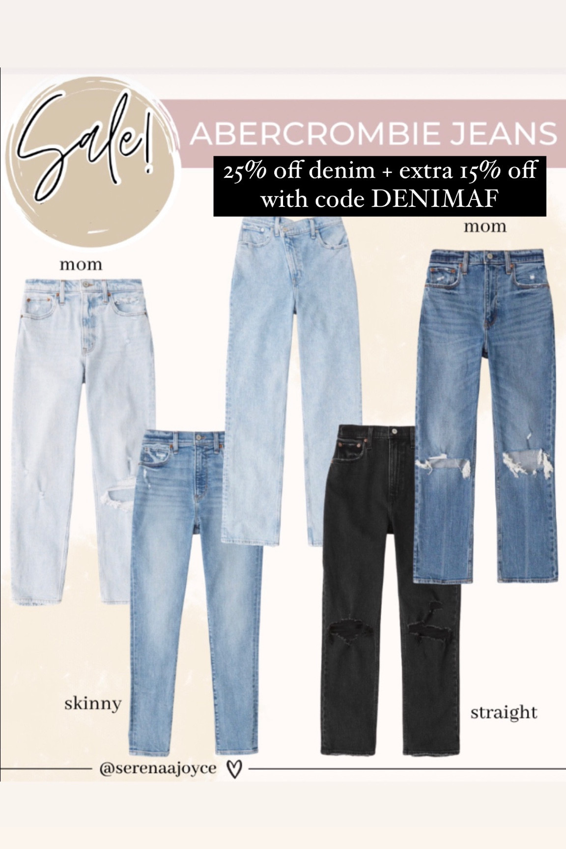 Abercrombie jeans sale

#abercrombie #jeans #denim

#LTKsalealert #LTKSeasonal #LTKunder100