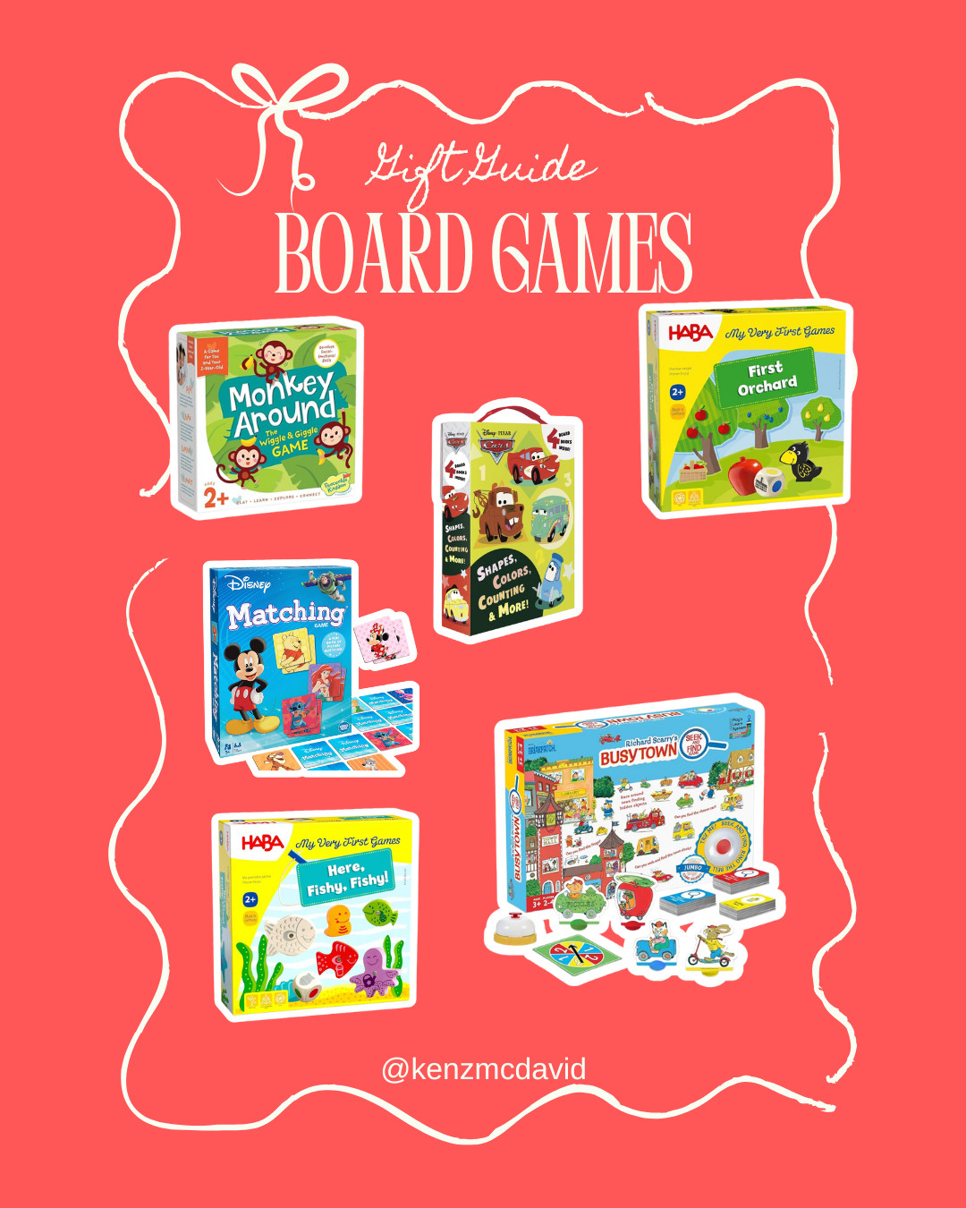 Toddler board games! Our 2 year old loves the Monkey Around game and it would make a great gift! 

 