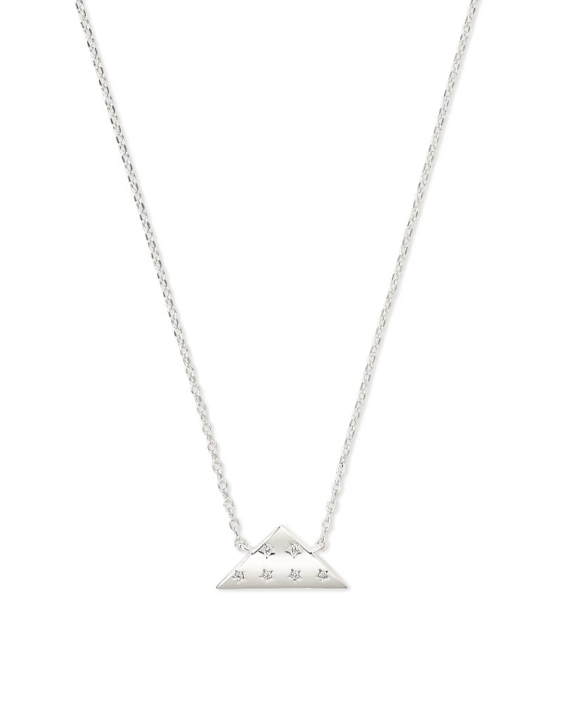 Folds of Honor Pendant Necklace in Silver | Kendra Scott