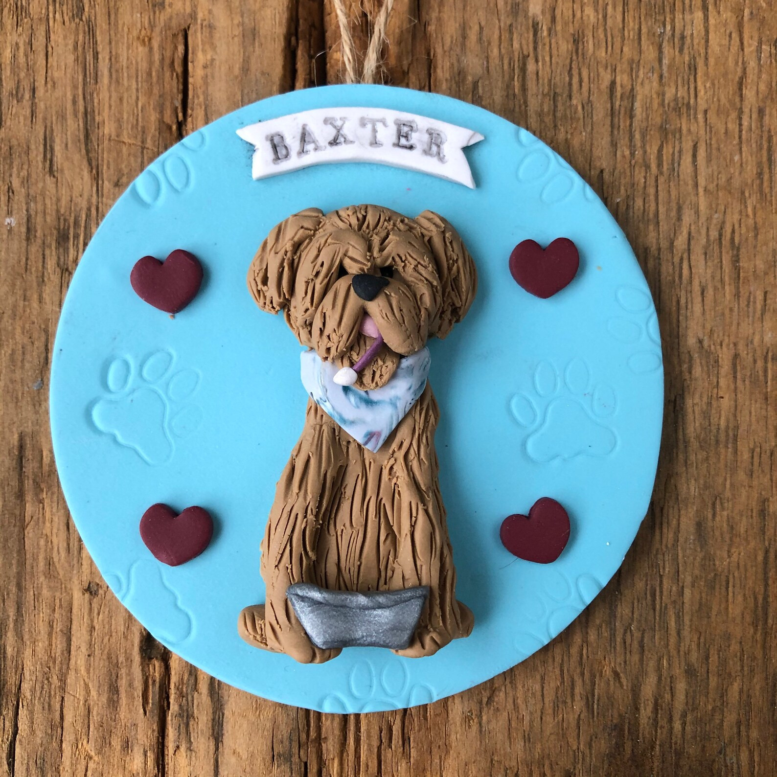 1 Member Custom Clay Pet Ornament Dog Cat Pet Ornament | Etsy | Etsy (US)