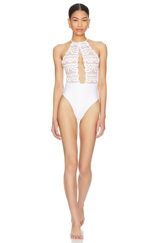 Keyhole Lace One Piece
                    
                    PQ | Revolve Clothing (Global)