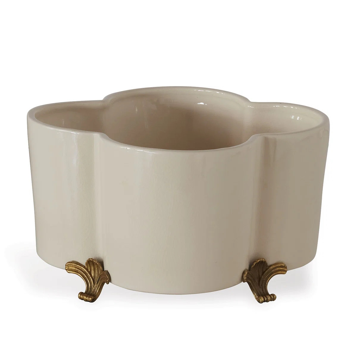Port 68 Quatrefoil Porcelain Pot Planter | Wayfair | Wayfair North America