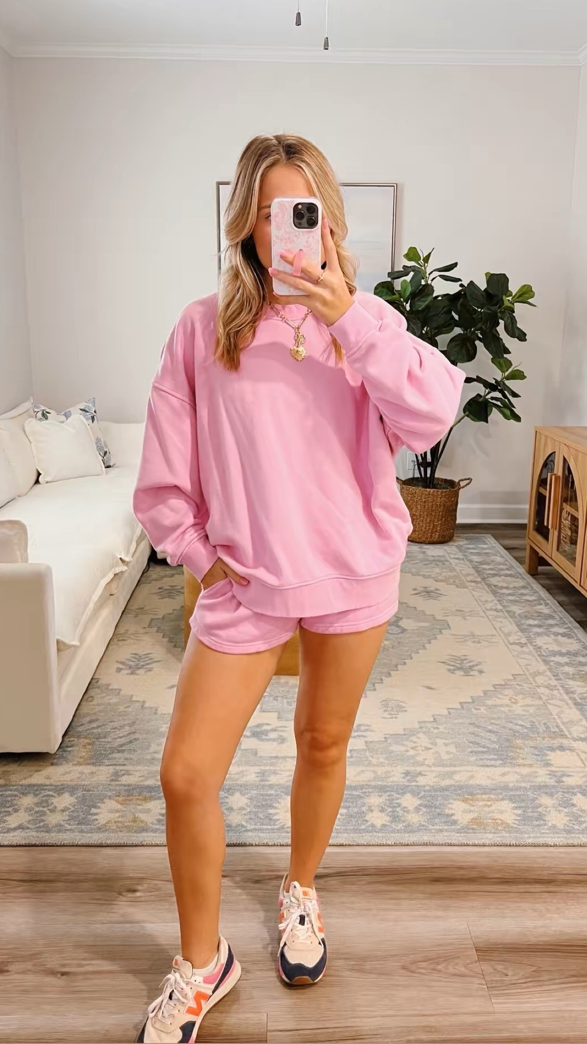 amazon matching set! comes in multiple colors🫶🏼 i sized up in the shorts and pullover!

#LTKStyleTip #LTKFindsUnder100