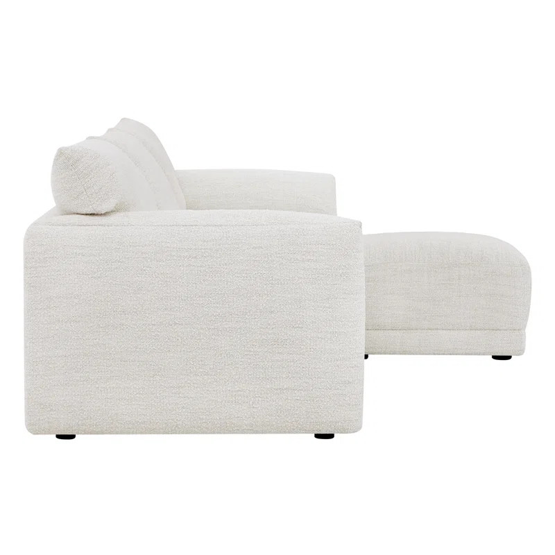 Bodhild 115.7'' Boucle 4 - Piece Modular Sectional with Ottoman | Wayfair North America