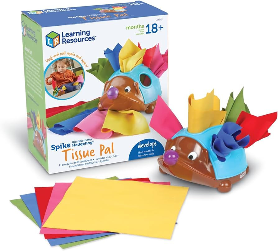 Learning Resources Spike The Fine Motor Hedgehog Tissue Pal - Sensory Toys for Kids Ages 18+ Mont... | Amazon (US)