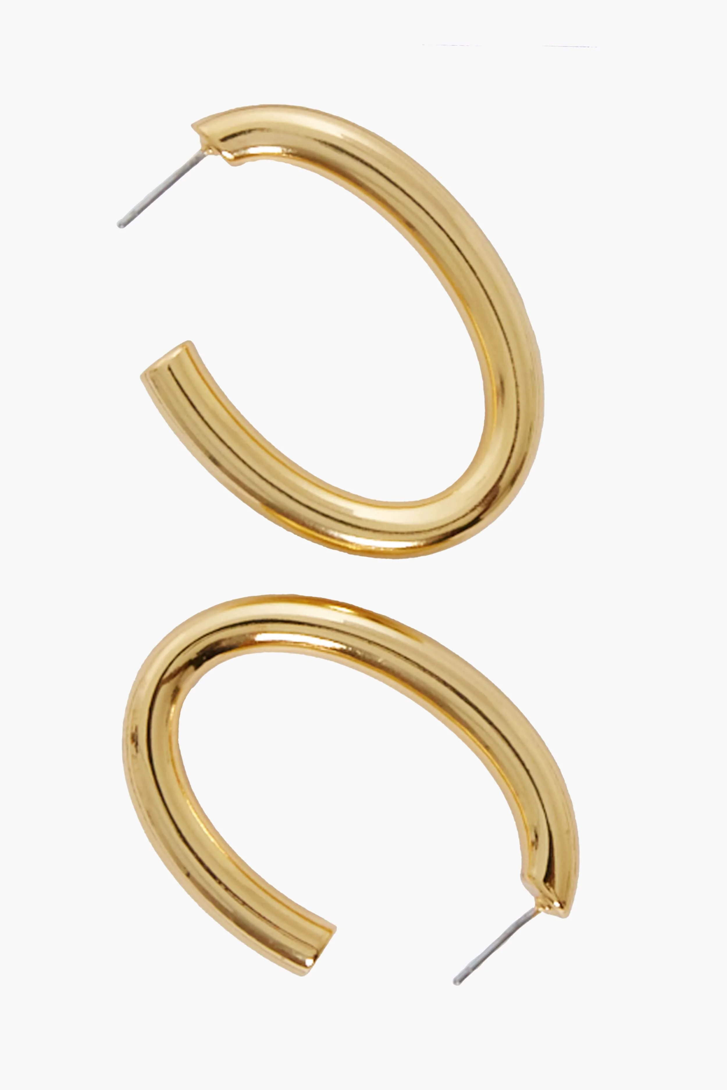 Classic Gold Oval Hoops | Tuckernuck (US)