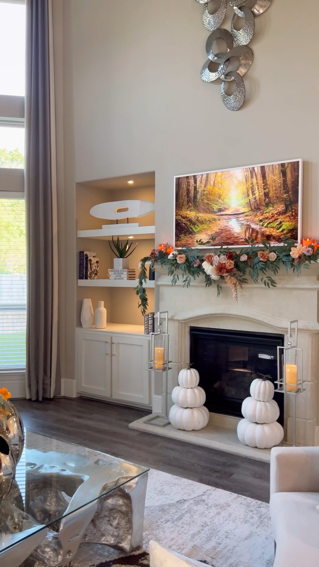 Shop mantle fall decor #falldecor #homedecor #livingroomdecor #pumkins #fireplace #labordaysale

#LTKsalealert #LTKFind #LTKhome