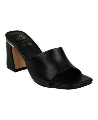 Women's Soho Square Toe Block Heel Dress Sandals | Macy's