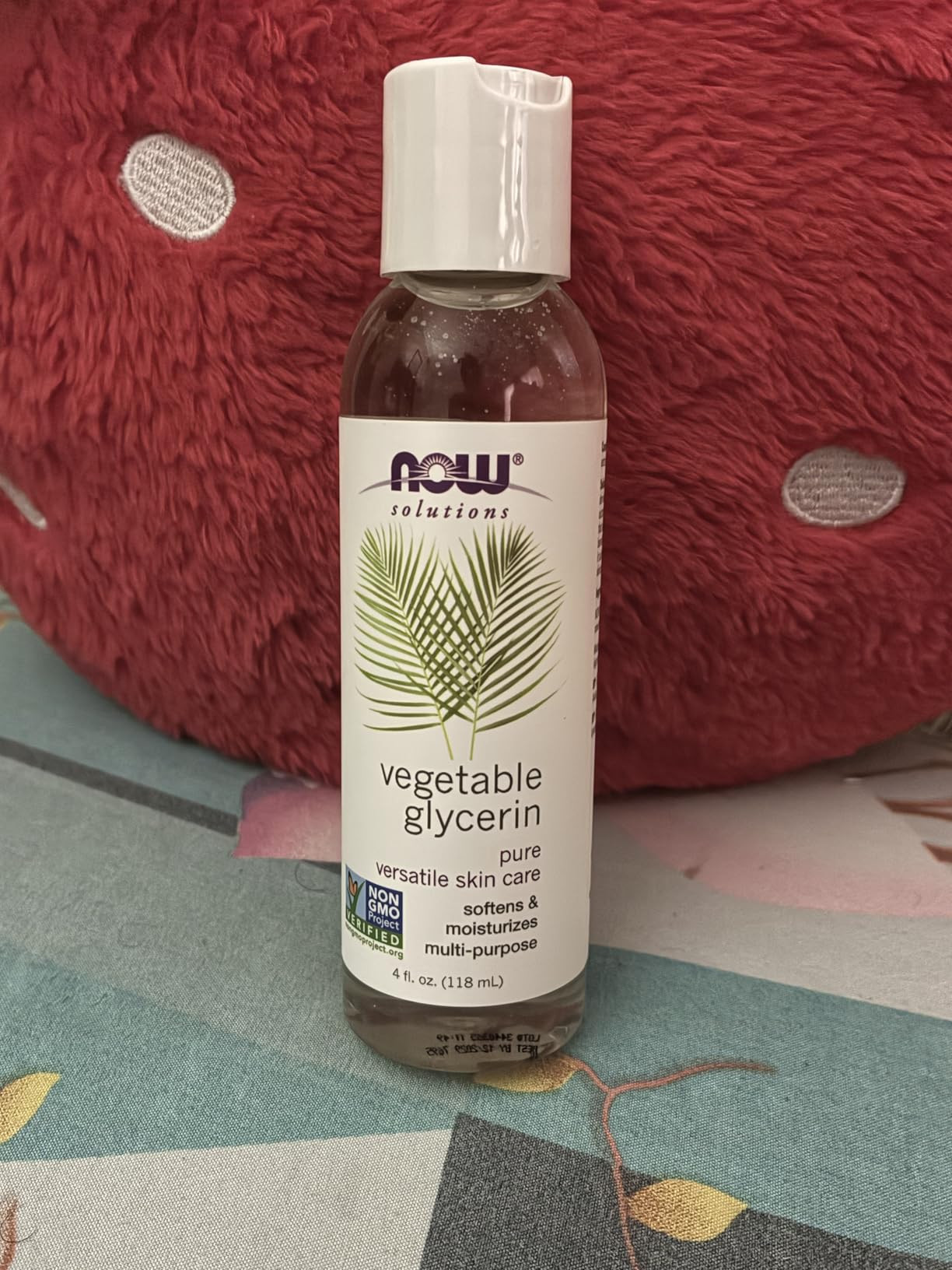 NOW Solutions, Vegetable Glycerin, 100% Pure, Versatile Skin Care, Softening and Moisturizing, 4-... | Amazon (US)