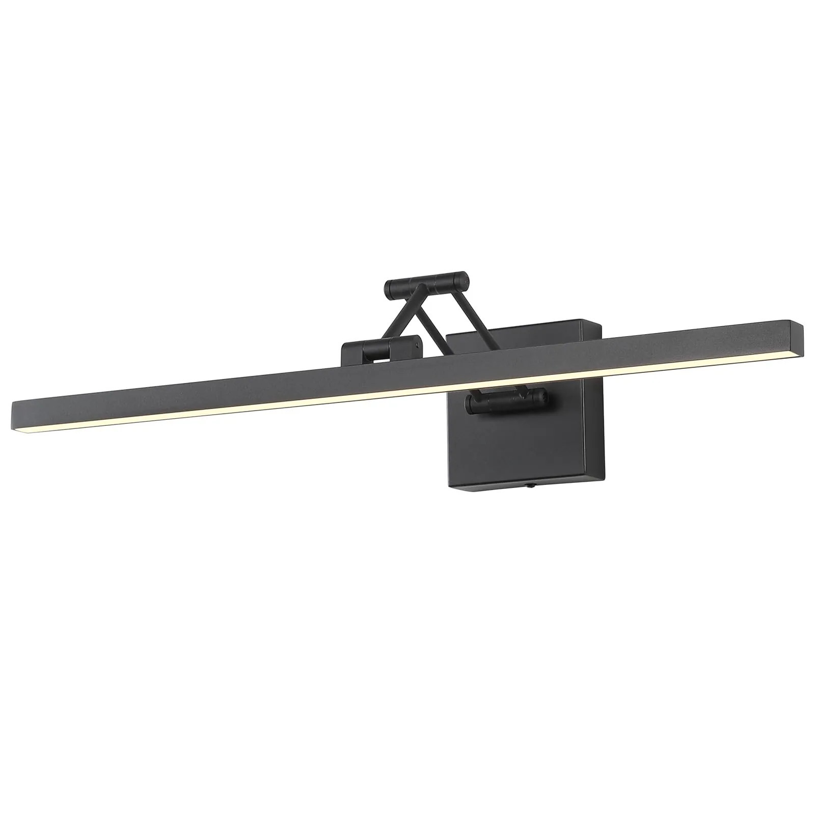Lukvuzo Black LED Picture Light 23 6 Inch Dimmable 14W 3000K Warm White Hardwired Wall Art Lighting Metal Display Lamp for Paintings Gallery | Lowe's