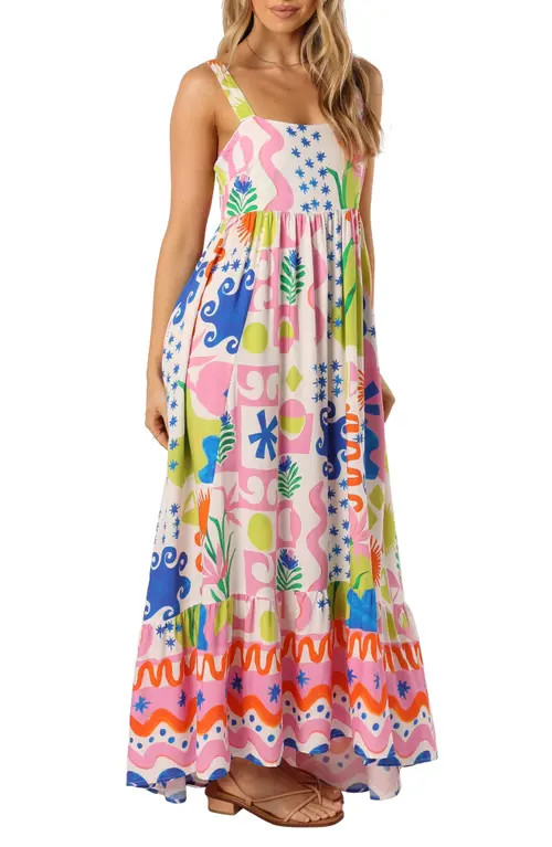 Petal & Pup Greer Print Maxi Dress in Mercedes Print at Nordstrom, Size Small | Nordstrom