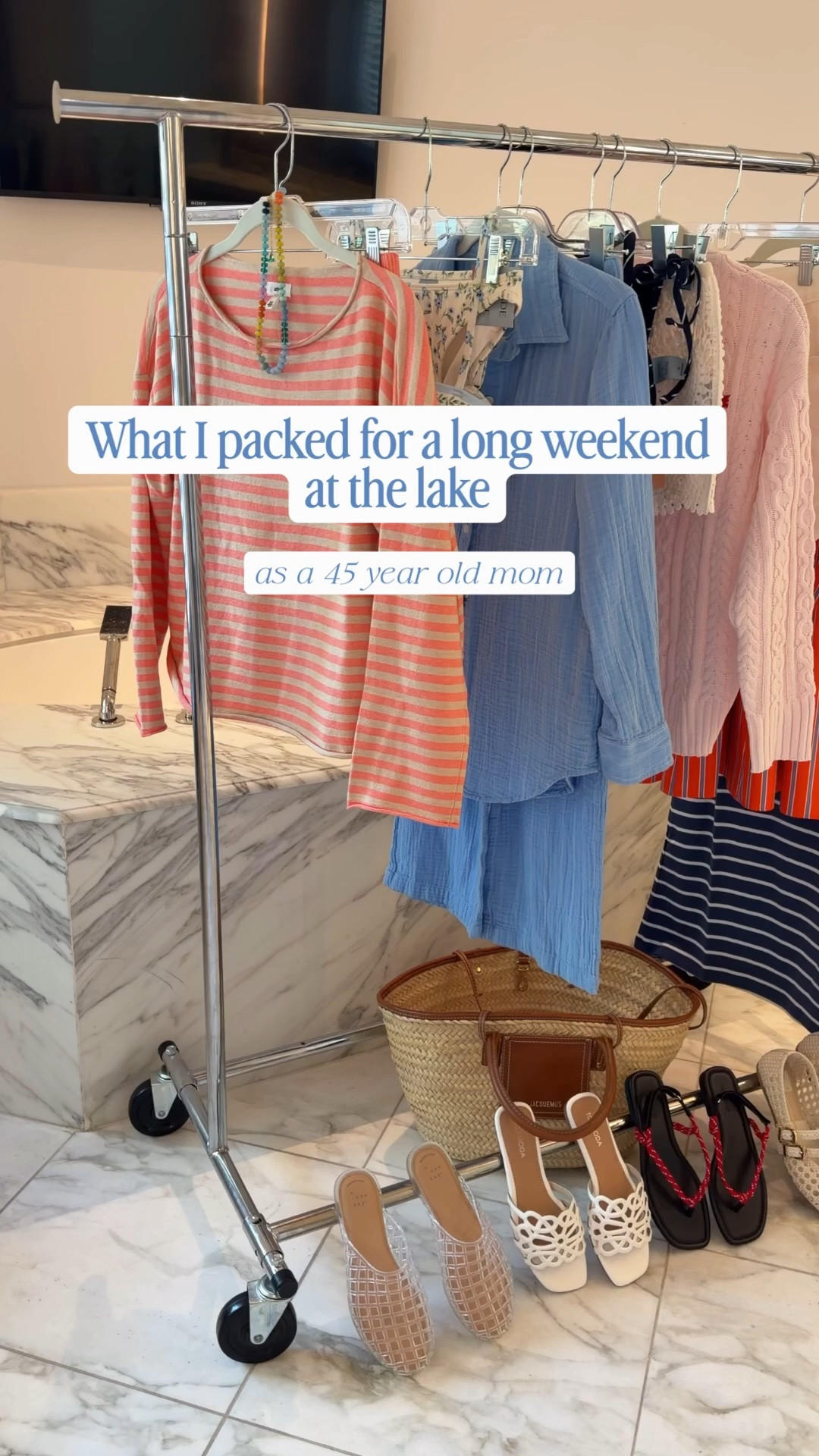 Long weekends at the lake just hit different. Packed easy outfits I can mix and match, flattering bathing suits, comfy shoes I’ll actually wear, and pieces that make getting ready feel effortless instead of stressful. As a 45 year old mom, I want cute without overthinking it.

Sharing everything I packed for Memorial Day weekend at the lake including swimsuits, coverups, matching sets, summer dresses, comfy sandals, woven bags, lake weekend outfits, vacation outfit ideas, and easy summer style for women over 40.

#LTKootd #LTKSaleAlert #LTKTravel