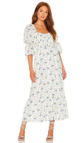 Marita Midi Dress in Astoria Floral Print | Revolve Clothing (Global)