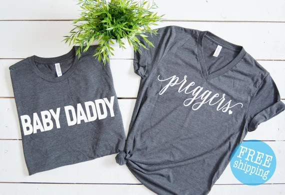 Preggers shirt + Baby Daddy, pregnancy announcement,Pregancy Shirt, Baby Announcement, Mommy life... | Etsy (US)