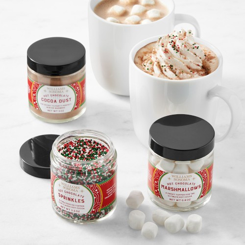 Williams Sonoma Hot Chocolate Toppers Bar Set, Set of 2 | Williams-Sonoma