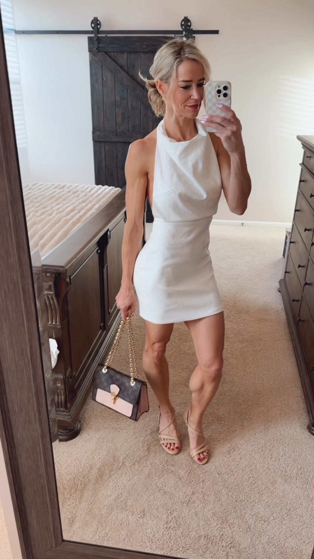 Turn heads in this little backless white mini dress! So hot and comes in several colors. I’m 5’5” and in an XS

#LTKFindsUnder50 #LTKStyleTip #LTKOver40