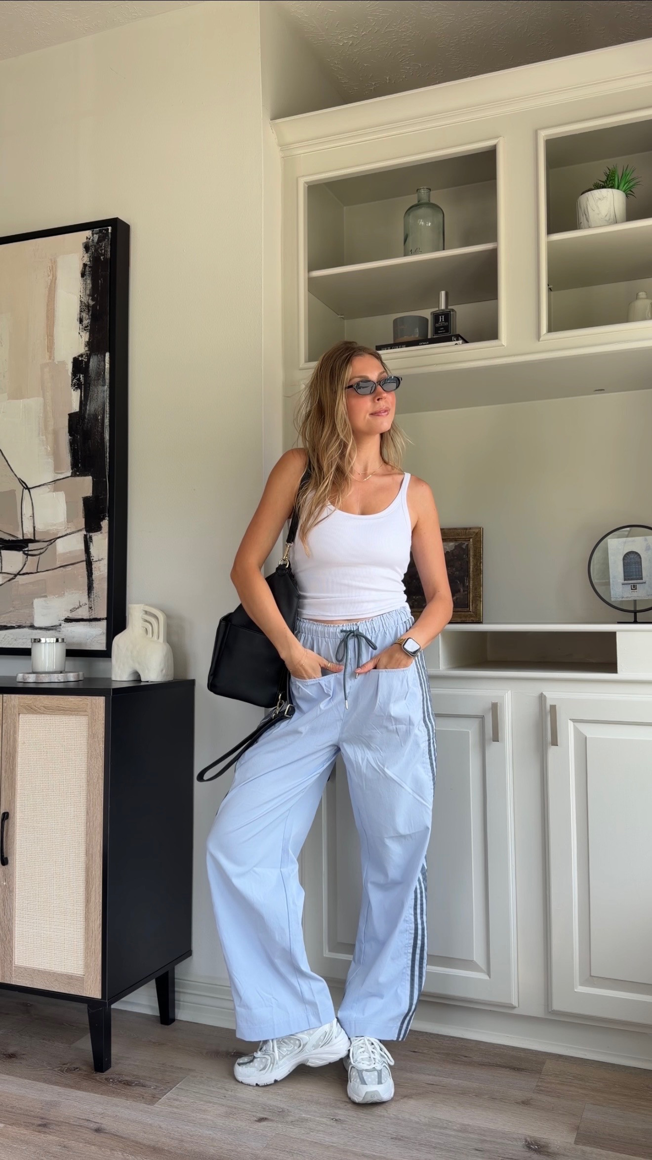 Cute, casual mom outfit | wearing S in tank, S pants!  

 #LTKgrwm #LTKootd #LTKmomlife
